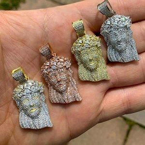 Simulated Diamond Jesus Piece